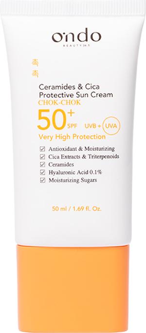 Image du produit Ondo Crème solaire protectrice Ceramide & cica (Crème solaire, SPF 50, 50 ml)