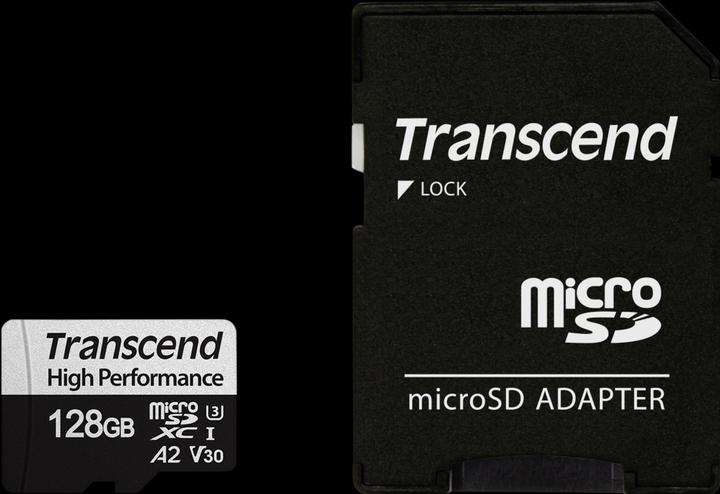 Produktbild Transcend microSDXC 330S 128GB Klasse 10 UHS-I U3 (128 GB, microSDXC, U3, UHS-I)
