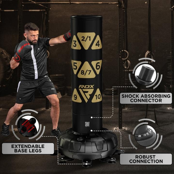 Produktbild Rdx Freistehender Boxsack Erwachsene Ziel Gold - 183 cm (180 cm)