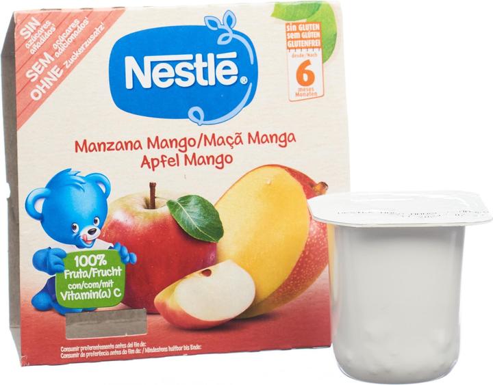 Image du produit Nestlé Compote de pommes et de mangues, après 6 mois (425 g)
