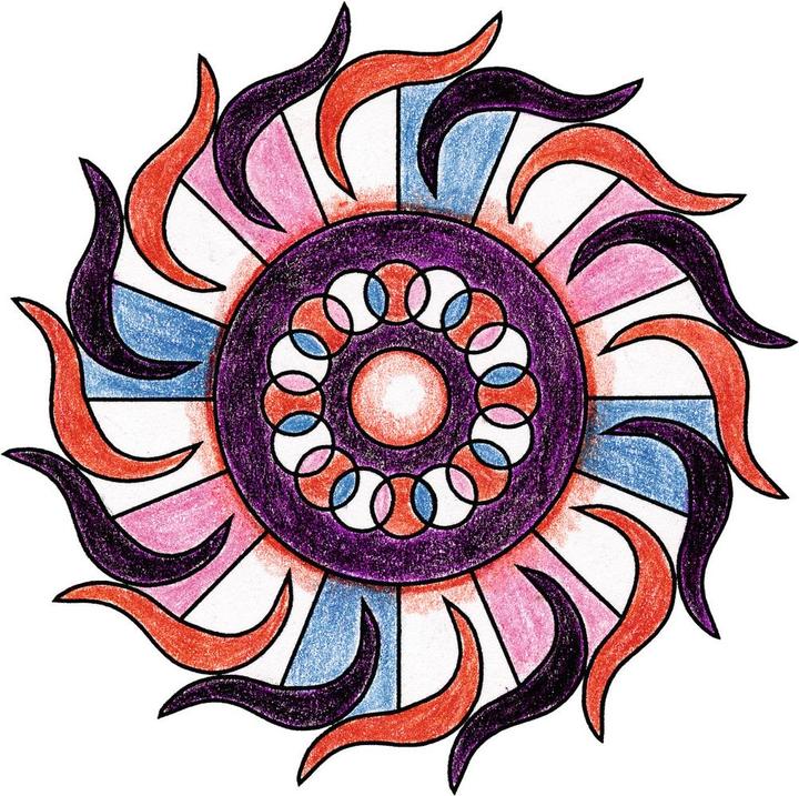 Actual product image Ravensburger Mini mandala designer romantic