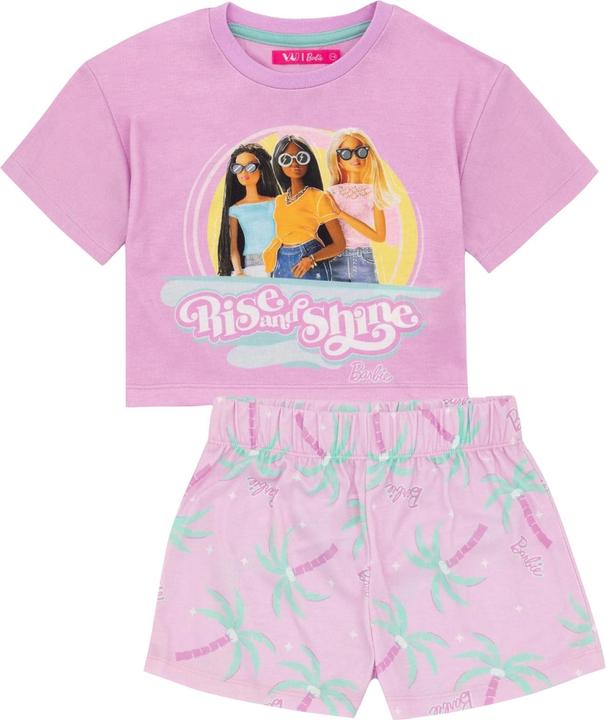 Barbie Schlafanzug mit Shorts Mädchen (140)
