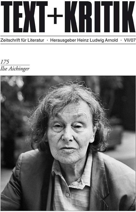 Produktbild Ilse Aichinger (Deutsch, Heinz Ludwig Arnold, 2007)