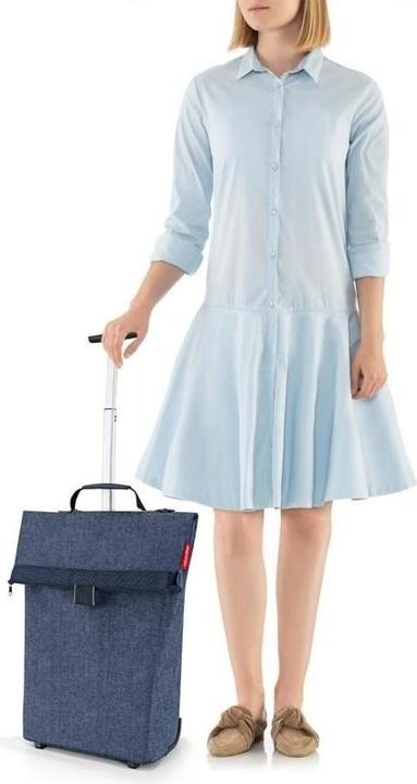 Image du produit reisenthel Chariot de courses M Herringbone Dark Blue