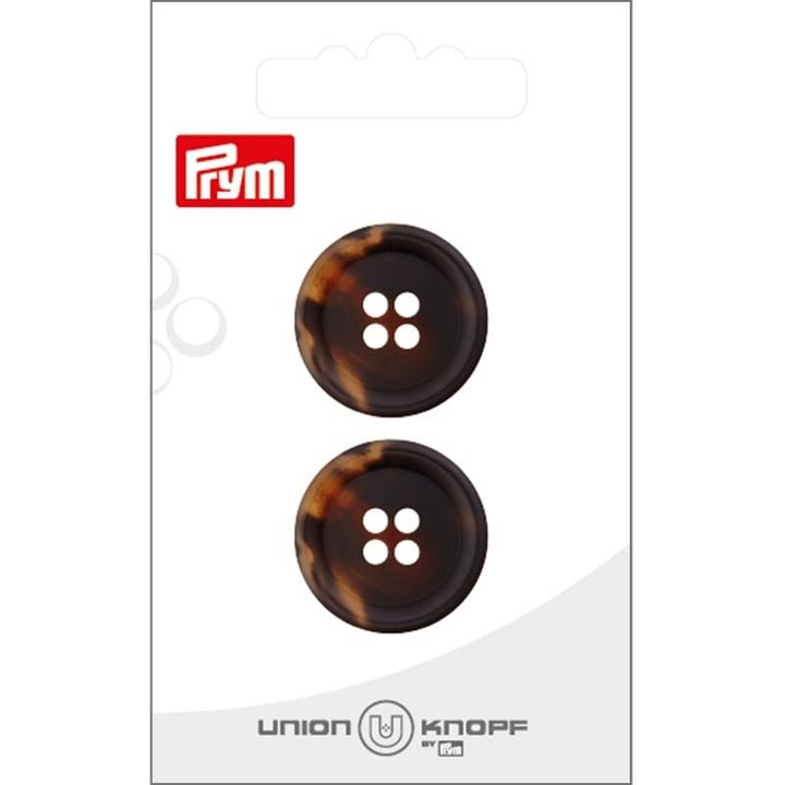 Image du produit Prym Boutons Polyester 23 mm, 2 pièces, Marron foncé