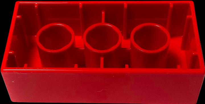 Actual product image LEGO Duplo 2x4 Bricks Red - 250 pieces - Basic Building Blocks Red 3011 NEW (3011)