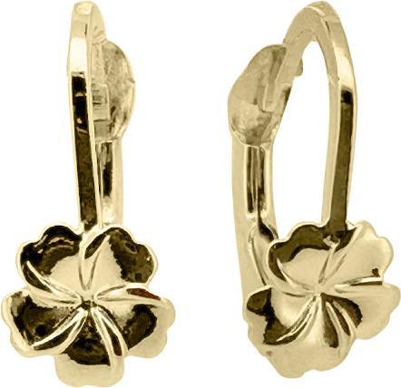 JGZ Creolen Blume (9 Karat Gold 375)