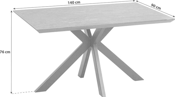 Image du produit Lipo Table de salle à manger (140 x 76 x 90 cm)