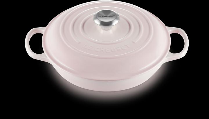 Productafbeelding Le Creuset Gourmet Professional Pot Signature Ø 26cm, rond (26 cm, Braadpan + kasserol, Gietijzer, Email)