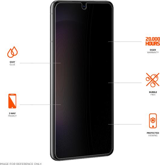 Image du produit Eiger Mountain Glass Black (1 pièce(s), Samsung Galaxy S23+)