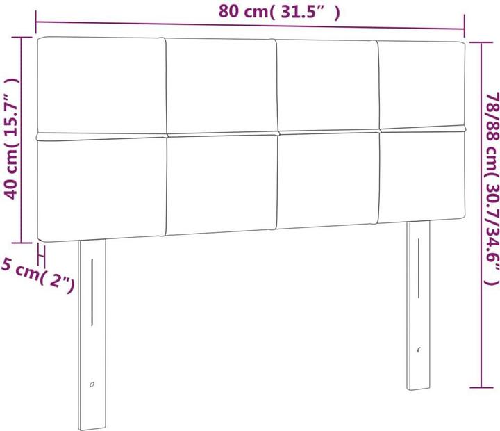 Produktbild VidaXL Yaksha (80 x 5 x 88 cm)