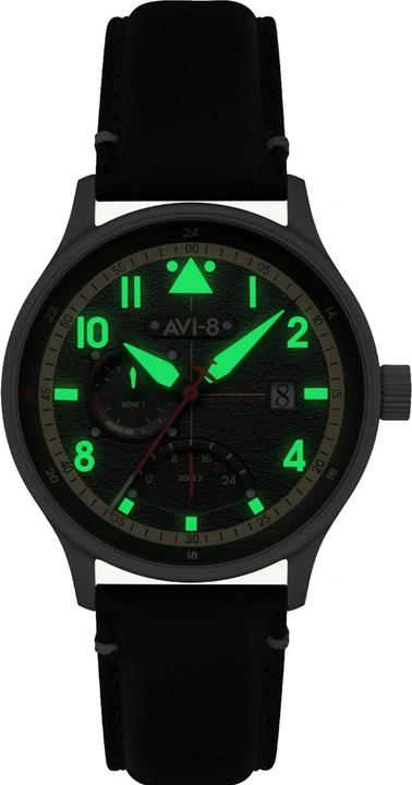 Produktbild AVI-8 AV-4101-0A Hawker Hurricane McKellar Dual Time (Fliegeruhr)