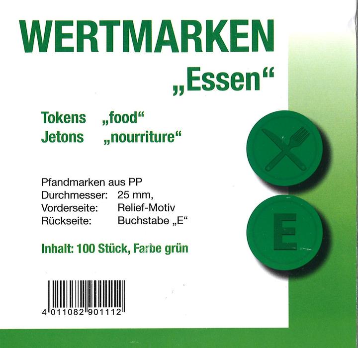 Produktbild W&A Jetons Wertmarken Essen
