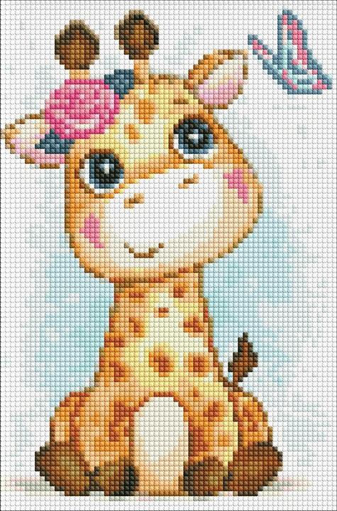 Produktbild Ideyka Diamond Painting - Die erste Bekanntschaft 20 x 30 cm