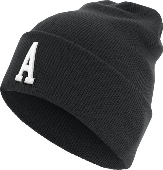 Masterdis Letter Cuff Knit Beanie (One Size)