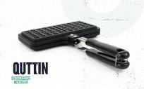 Actual product image Quttin aluminum double waffle pan