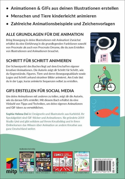 Produktbild Animationen mit Procreate (Deutsch, Sophia Helena Dei, 2024)