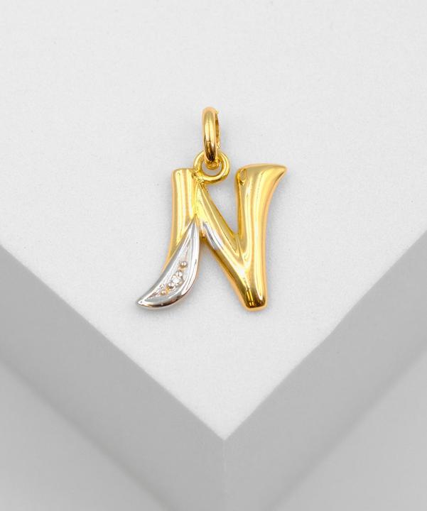 Image du produit Muau Lettre (750/18 K Or jaune)