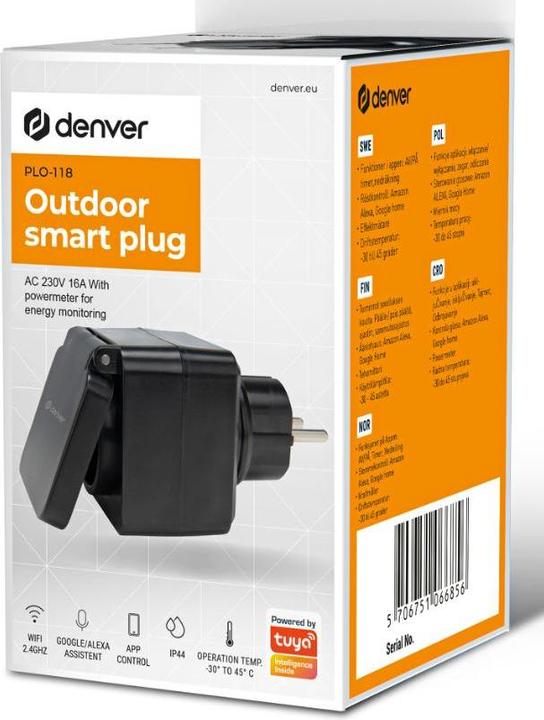 Immagine prodotto Denver Spina da esterno SMART POWER