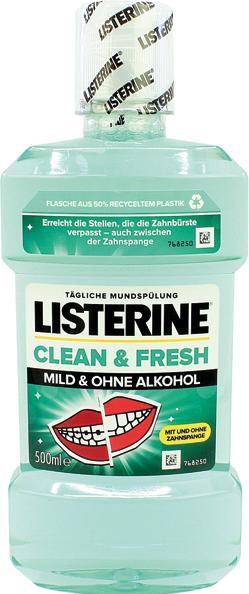 Immagine prodotto Listerine pulito e fresco, collutorio, 500 ml (500 ml, Collutorio)