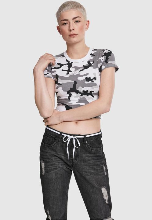 Image du produit Urban Classics Ladies Stretch Jersey Cropped Tee (L)