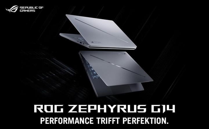 Image du produit ASUS ROG Zephyrus G14 RTX 5070 Ti (14", AMD Ryzen AI 9 HX 370, 32 Go, 2147.48 Go, DE)