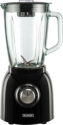 Actual product image Bourgini Nostalgic Blender Black 1.5L (600 W)