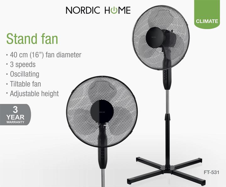 Produktbild Deltaco Nordischer Wohnkultur-Fan NHC FT-531
