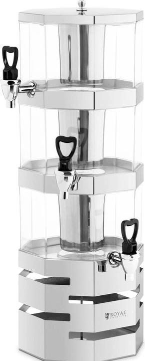 Produktbild Royal Catering Saftdispenser Saftspender Getränkespender Gastro Getränke Dispenser 3 x 3,5 L