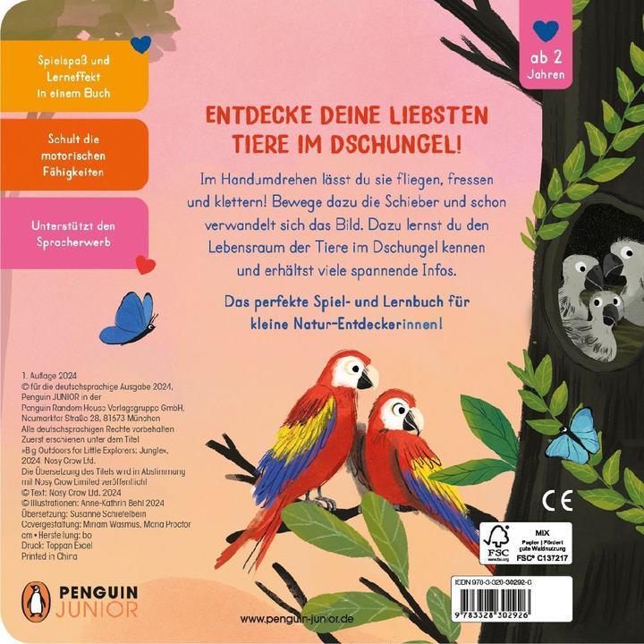 Produktbild Komm mit nach draussen! - Tiere im Dschu (Deutsch)