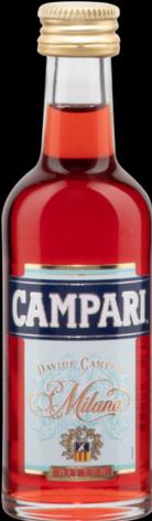 Produktbild Campari Bitter Aperitif aus Italien 25% Vol. 0,05l (25 %, Italien, 1 x 5 cl, Bitter)
