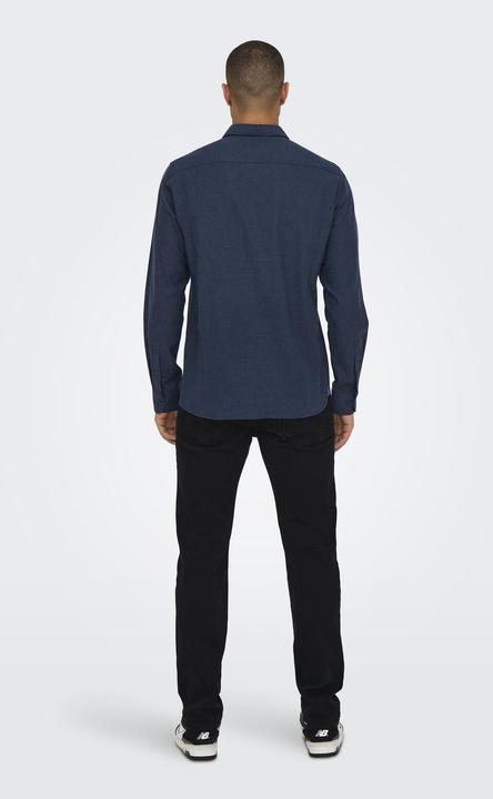 Image du produit Only & Sons Coupe normale Col de chemise Chemise (M)