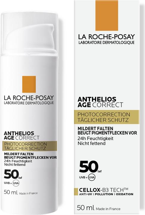 Produktbild La Roche Posay AntheliosAnthelios Age Correct (Sonnencreme Gesicht, SPF 50, 50 ml, 90 g)
