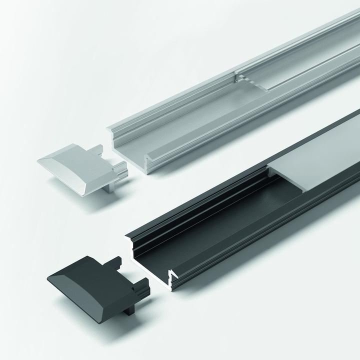 Produktbild Halemeier ChannelLine C 10er Set schwarz L=3000 Profil