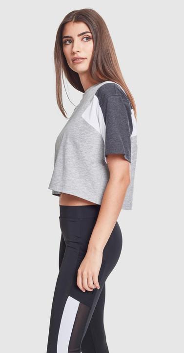 Actual product image Urban Classics Ladies 3-Tone Short Oversize Tee (XXL)