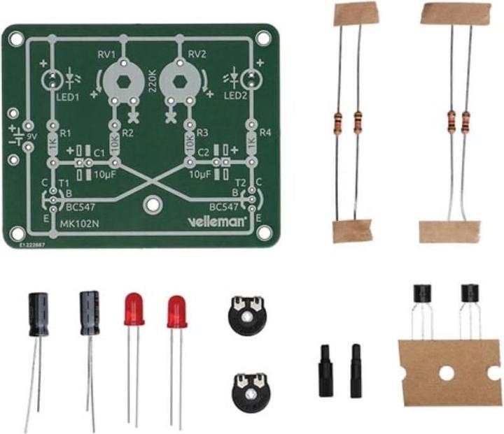 Produktbild Whadda Lernbausatz Zum Löten - Blinkende Leds