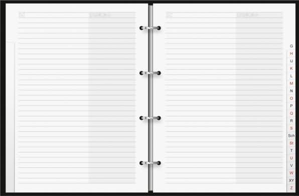 Actual product image Address book A5 (A5)