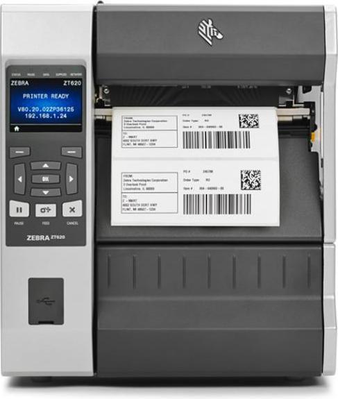Produktbild Zebra ZT620 - Etikettendrucker - Thermodirekt / Thermotransfer - Rolle (17,1 cm) (300 dpi)