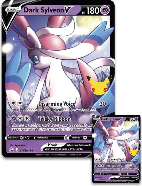 Actual product image Pokémon 25th Anniversary Celebrations V Big Tin Bundle - EN (English, Tin)
