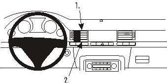 Produktbild Brodit 853196 Autohalterung Audi A8