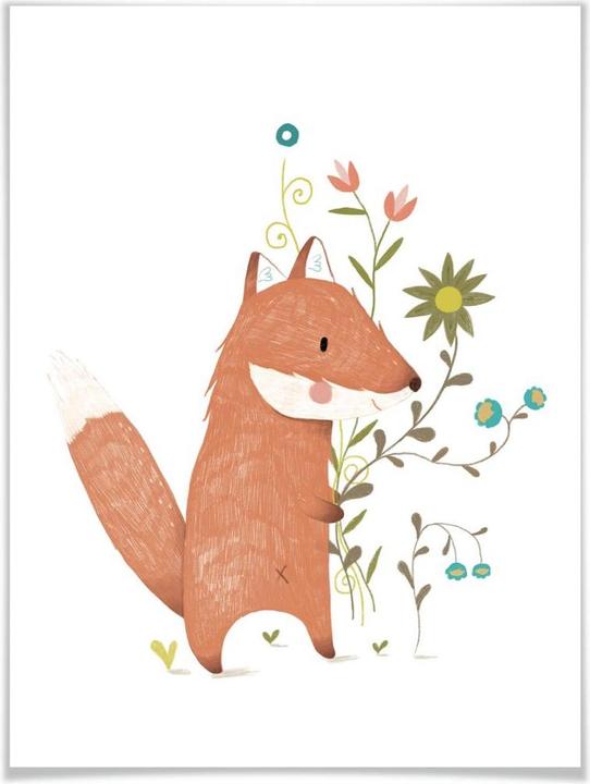 Image du produit Trenddeko petit renard (24 x 30 cm)