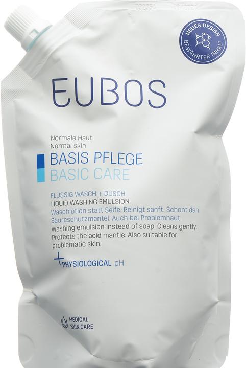 Produktbild Eubos Seife liquide unparfümiert blau refill liq (400 ml)