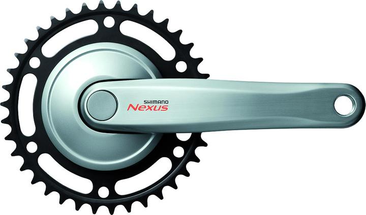 Shimano Kettenradgarnitur NEXUS FC-C6000 170 mm 38 Zähne silber (38)