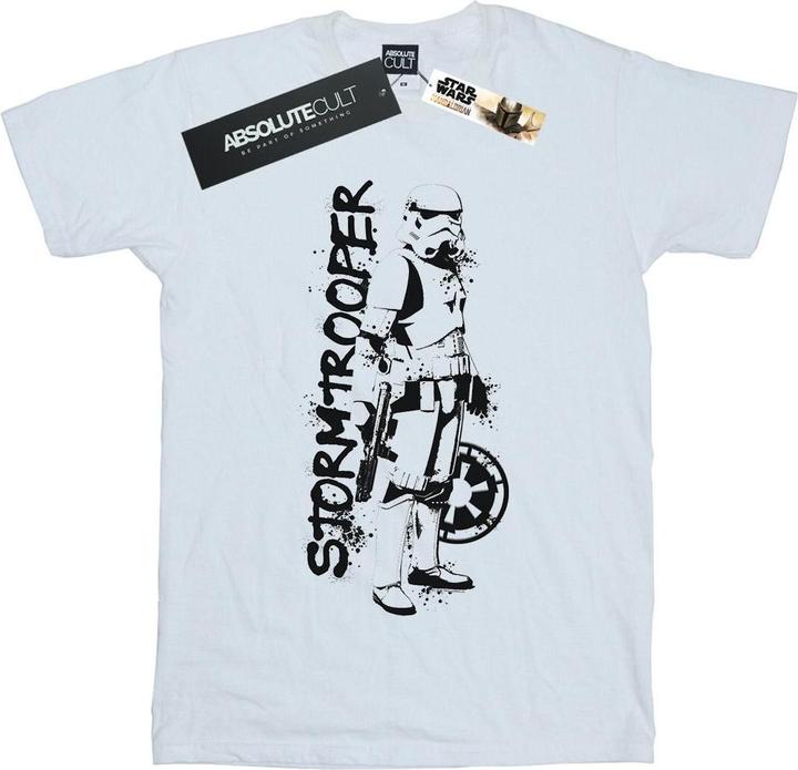 Star Wars The Mandalorian Splat Stormtrooper TShirt (M)