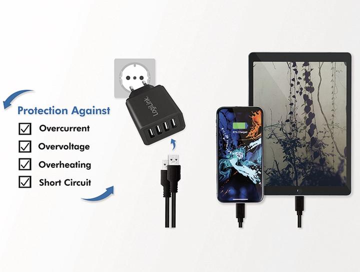 Immagine prodotto LogiLink Adattatore presa USB (24 W)