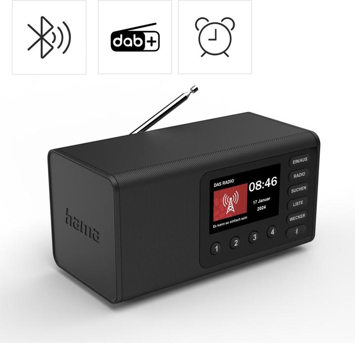 Actual product image Hama DR1001BT (FM, DAB+, DAB, Bluetooth)