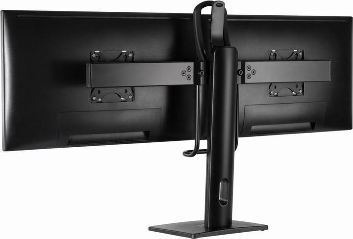 Actual product image Gembird Stojak biurkowy na dwa monitory z regulacją wysokości 17-27inch do 6kg (Table, 27")