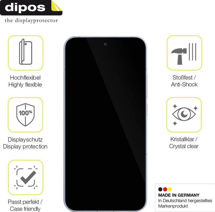 Immagine prodotto Dipos 3D Full-Cover Pellicola Protettiva (1 Pezzo/i, Oppo Reno 13 Pro)