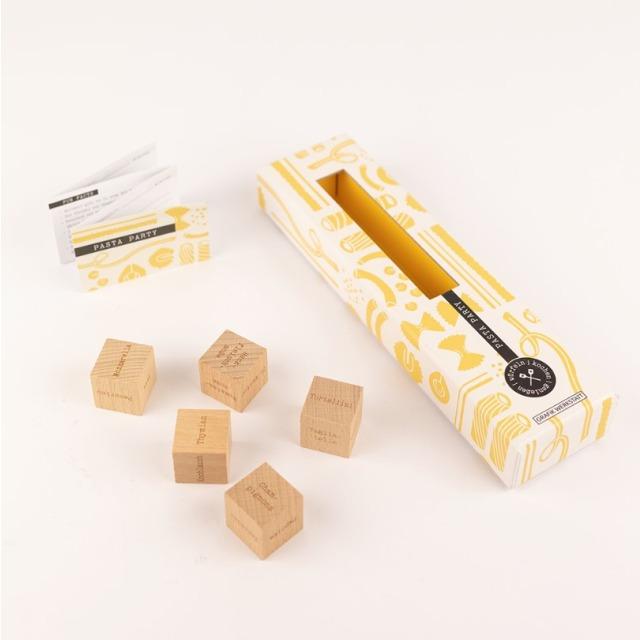 Image du produit Recette en cubes en bois - Pasta Party