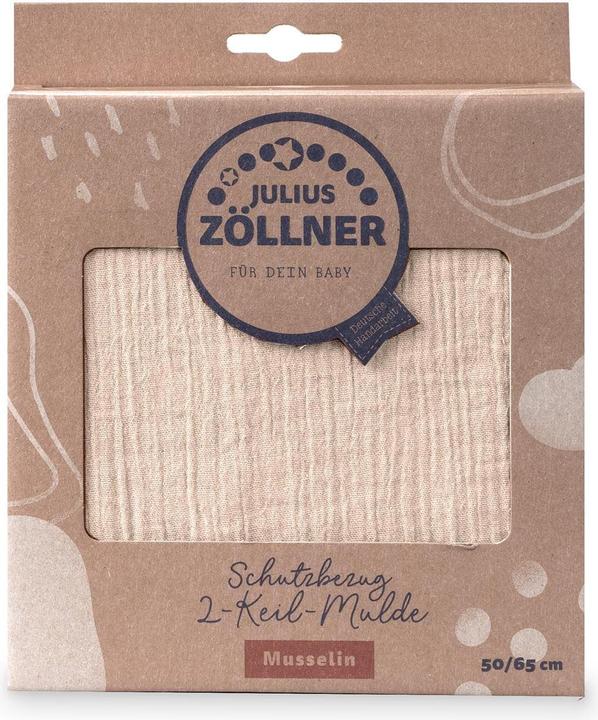Produktbild Julius Zöllner Wickelkissenbezug aus Musselin 50x65cm (50 x 65 cm)